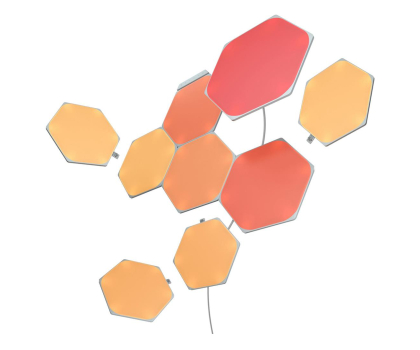 Inteligentne oświetlenie Nanoleaf Shapes Hexagons Starter Kit (9 paneli, kontroler)